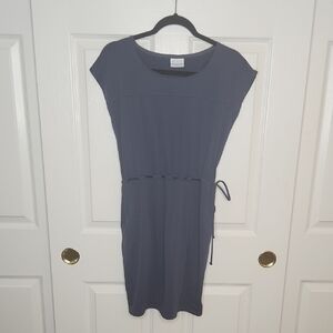NWOT Columbia Women's Dusty Blue Cap Sleeve Drawstring Athletic Dress Size XS